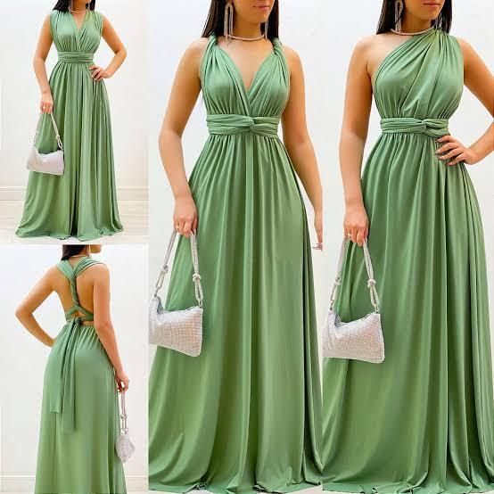 Vestido Longo Multiformas para Madrinha de Casamento