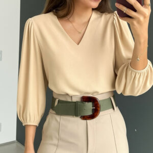 blusa-feminina-manga-3-4-crepe-cores-elegante