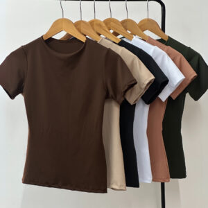 Blusa Academia Básica de Dia a Dia com Manguinha Confortável